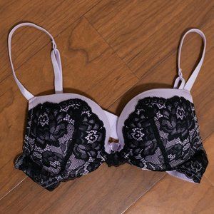 Adore Me Lace Push Up Bra Purple Size 30A